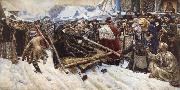 Vasily Surikov Feodosia Morozova oil painting